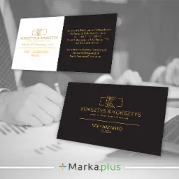 wizytówka biuro Księgowe Koksztys ,