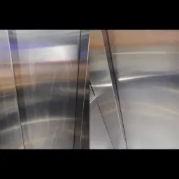 Doczyszczanie wind ze stali nierdzewnej