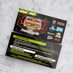 Projekt Zaproszenia w formacie DL Reklama Kielce Sto15 Studio