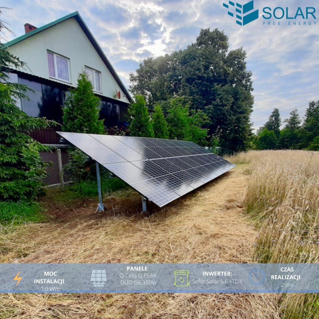 montaż paneli fotowoltaicznych