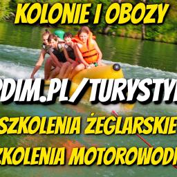 SPDiM.pl/Turystyka zaprasza na Kolonie i Obozy, Szkolenia, Kursy Żeglarskie i motorowodne. Patent Żeglarz Jachtowy, Sternik Motorowodny