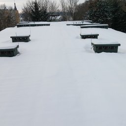 Odśnieżanie dachów Borki 3