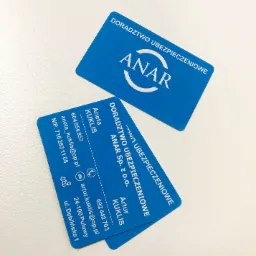 Wizytówki kreda 350g/m2 folia połysk