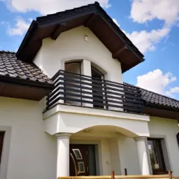 Balustrada balkonowa, wypełnienie poziome