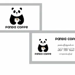 Wizytówka- Panda Cookie