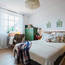 Wnętrza Nieoczywiste - projekt domu w stylu skandynawskim - sypialnia