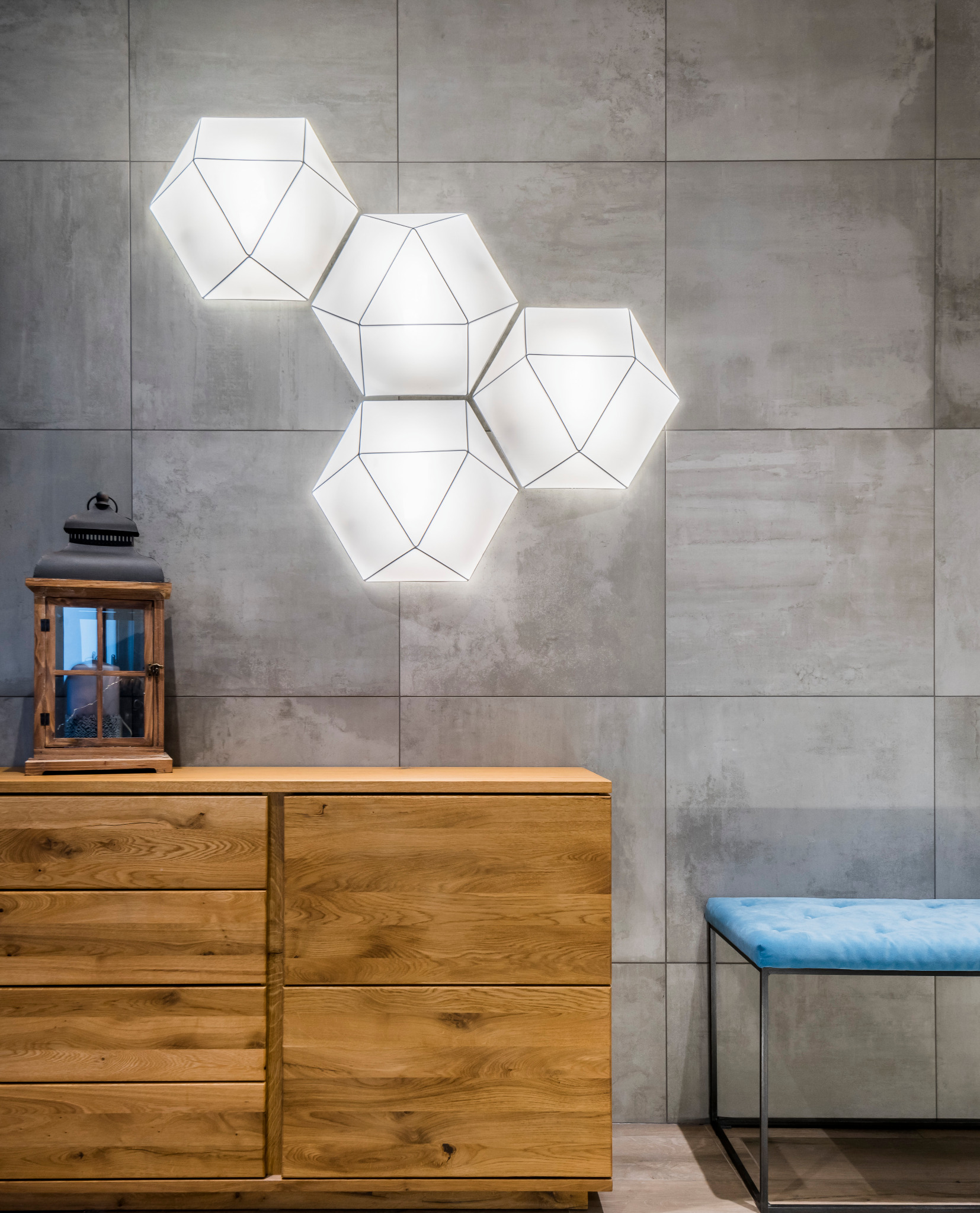 Wnętrza Nieoczywiste - projekt domu w stylu nowoczesnym - hol, korytarz, przedpokój