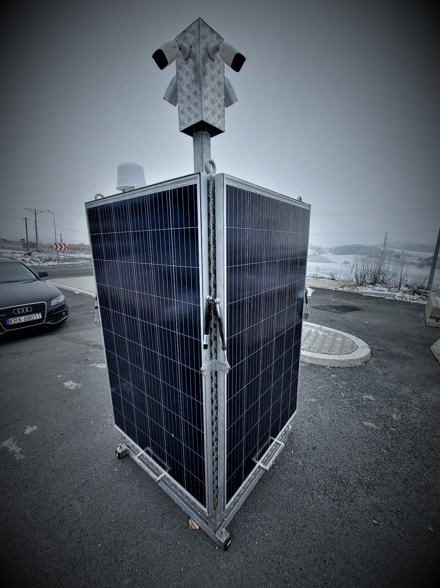 Mobilna wieża monitorująca