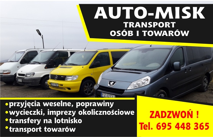 Transport Osób i Towarów w Kraju i Za Granicą. Tel : +48 695 - 448 - 365