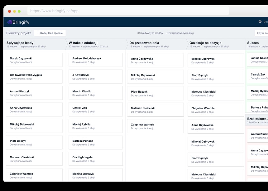 Platforma wspierająca w procesie pozyskiwania klientów z Facebook’a