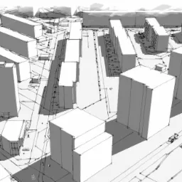 Wykonujemy również wizualizacje 3D istniejącej i projektowanej zabudowy