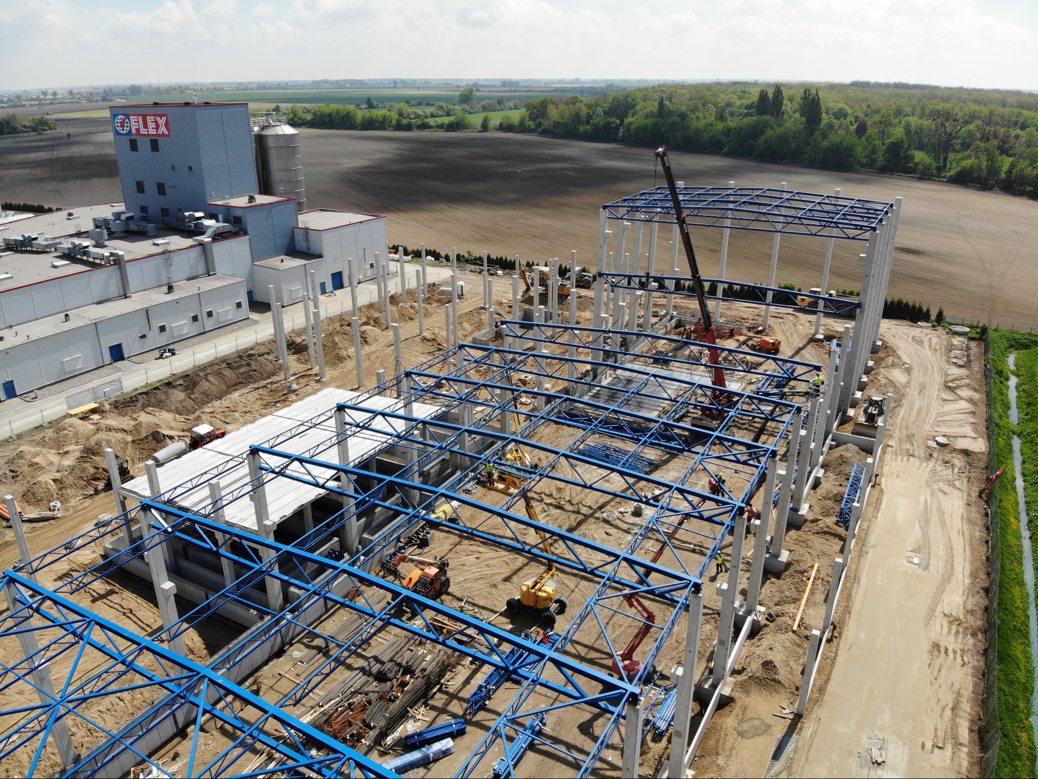 Konstrukcja stalowa - 600 ton