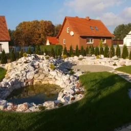 OGRÓD W LÖCKNITZ- oczko wodne