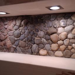3 kolorowy panel z kamienia (wnęka )