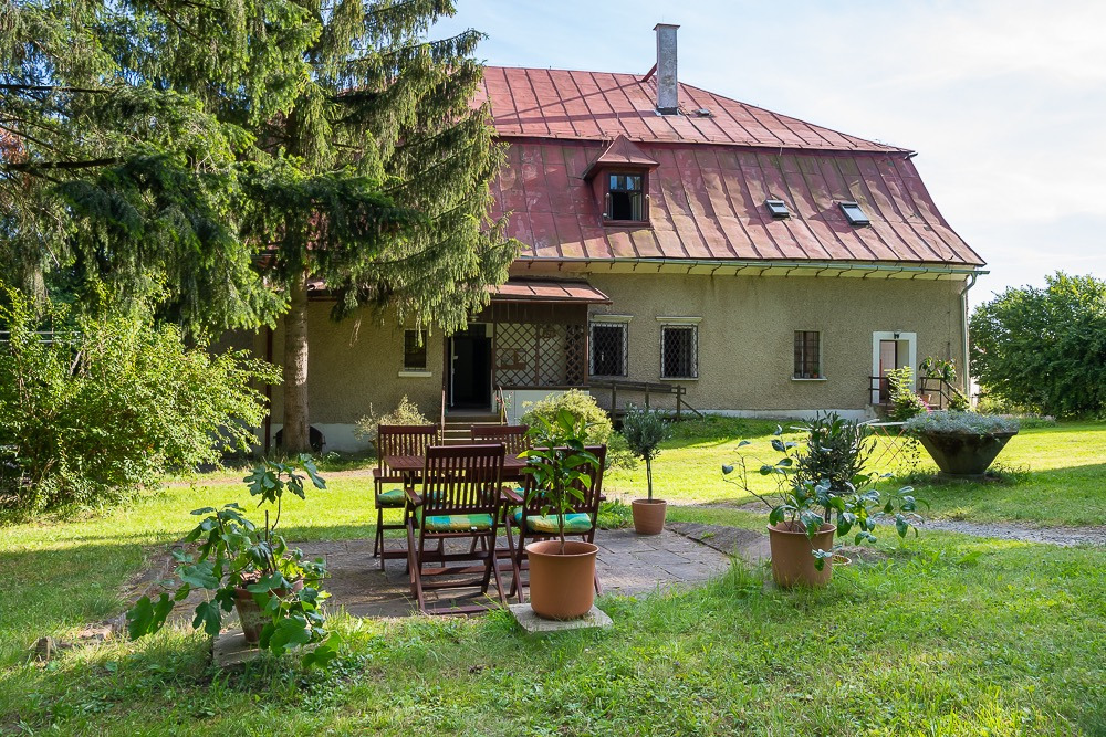 Taras za dworkiem z XVII wieku