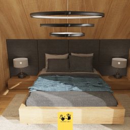 Sypialnia na poddaszu 