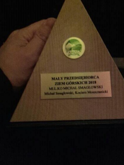 Nagroda w konkursie Marek Ziem Górskich w kategorii Mały Przedsiębiorca Ziem Górskich