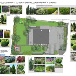 LANDPARK SPÓŁKA Z OGRANICZONĄ ODPOWIEDZIALNOŚCIĄ - Przykładowa koncepcja ogrodu