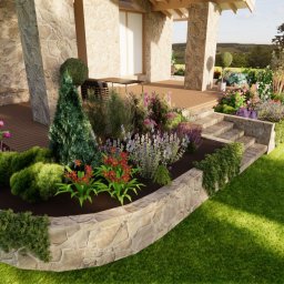 Przykładowa wizualizacja ogrodu