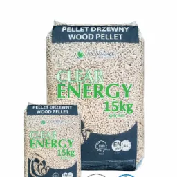 Podwójnie certyfikowany pellet drzewny EN Plus A1 Din Plus z trociny sosnowej.