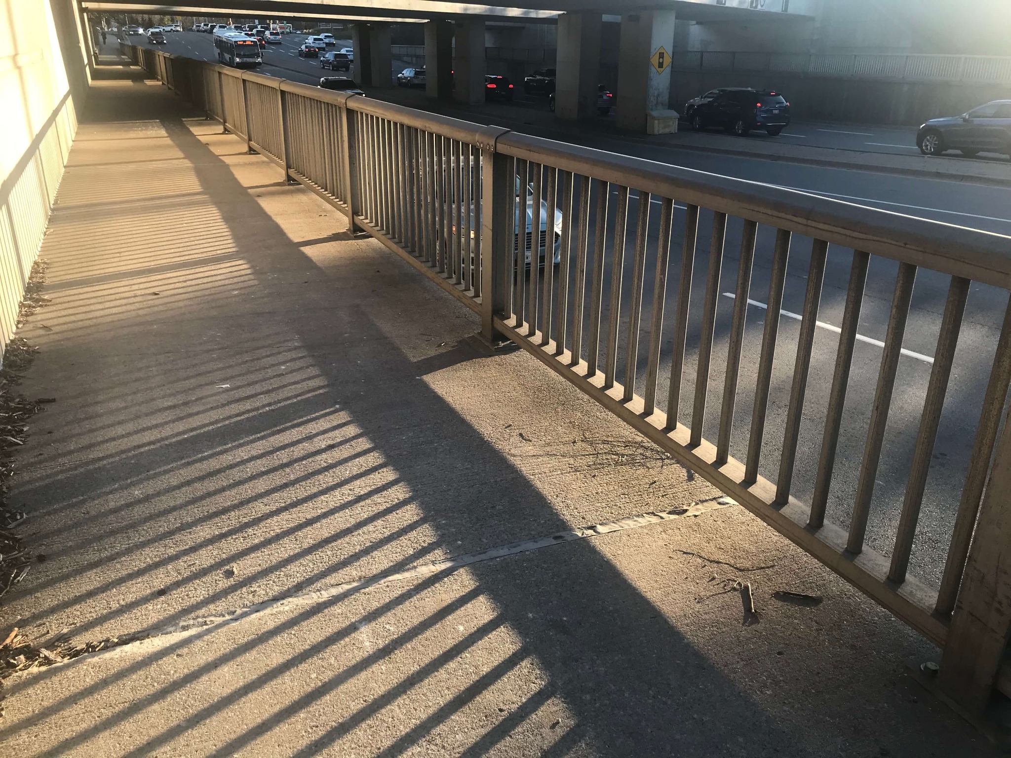 Balustrada drogowa, ocynkowana