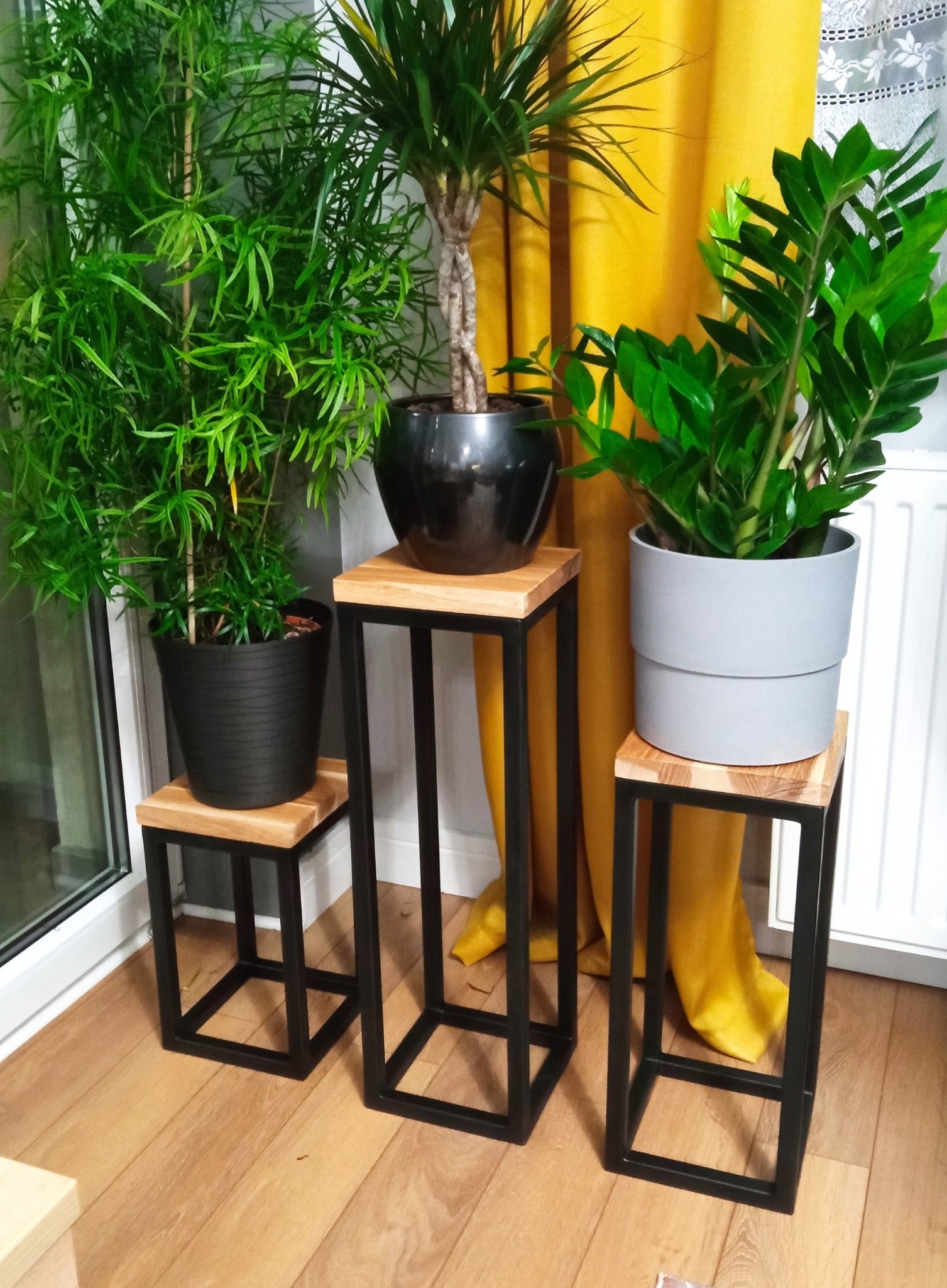 zestaw 3 szt kwietników