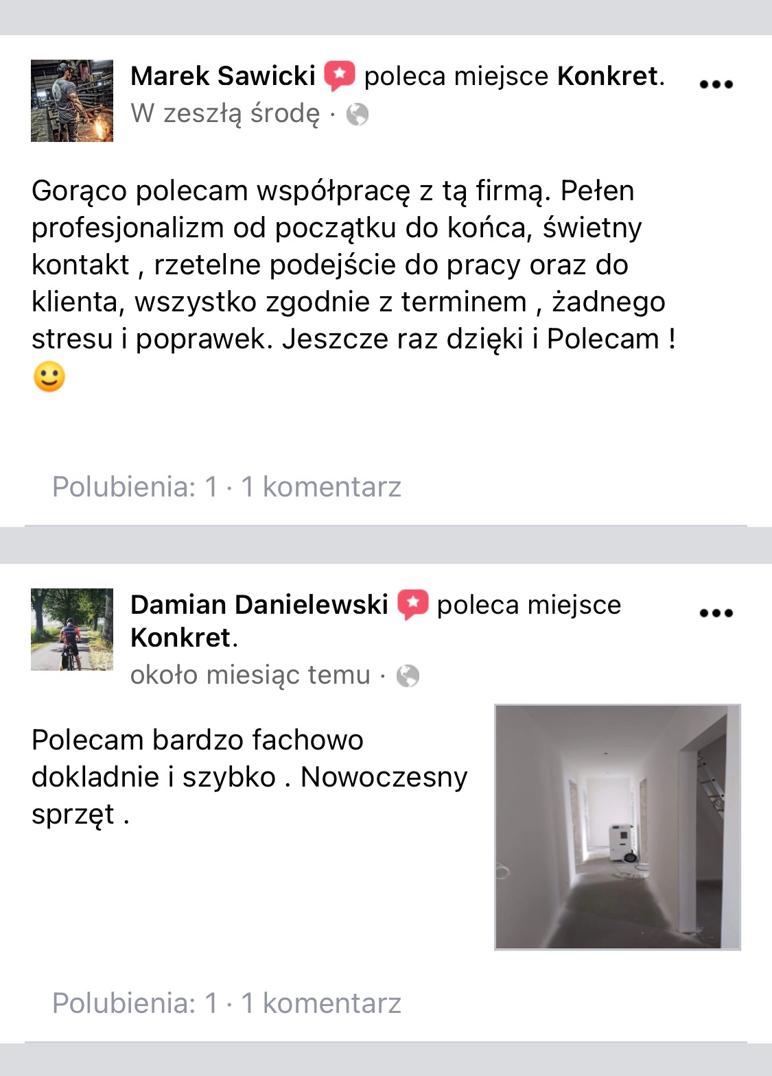 Zdjęcie z polecenia klienta: korytarz w trakcie prac wykończeniowych, ściany przygotowane pod malowanie, widoczny agregat malarski i drabina oparta o framugę drzwi.
