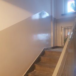 Remont klatek schodowych w budynku wielorodzinnym.