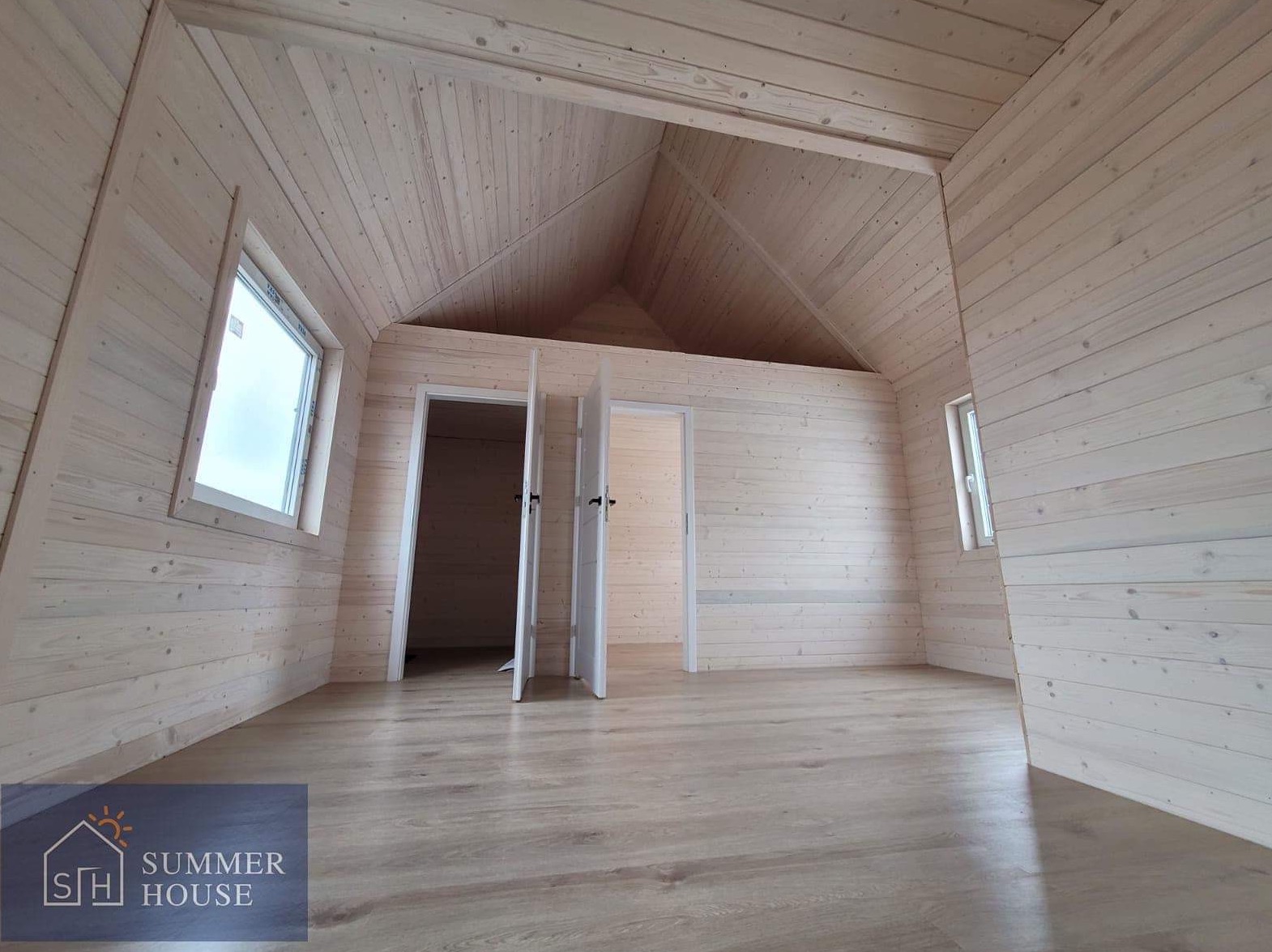 Tak prezentuje się wykończony domek na zgłoszenie z Antresolą.