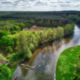 Atrakcyjnie działki nad rzeką.