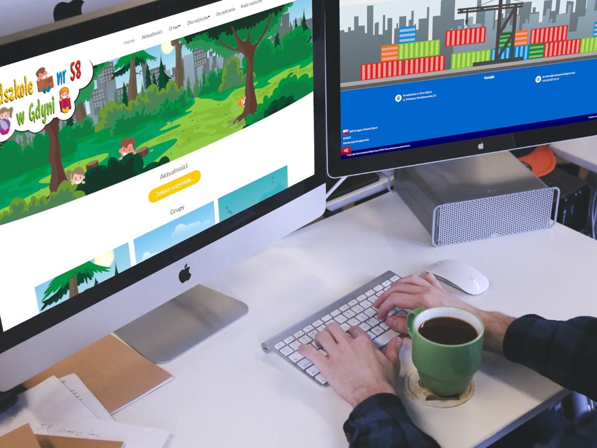 Strona internetowa przedszkola nr 58 w Gdyni