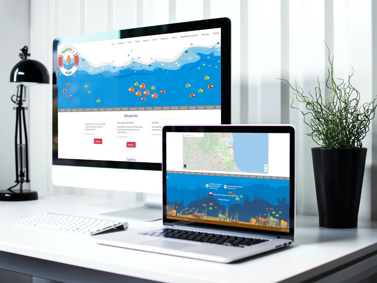 Strona internetowa przedszkola nr 9 w Gdyni