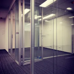 Ścianka biurowa o podwyższonej akustyce