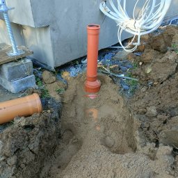 Przyłącze wod kan Szczecin 1