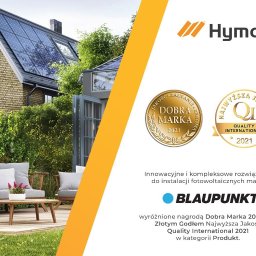 Firma Hymon to wyłączny dystrybutor nowoczesnych systemów fotowoltaicznych i pomp ciepła firmy Blaupunkt. 