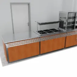 Przykładowy ciąg technologiczny - wizualizacja 3D