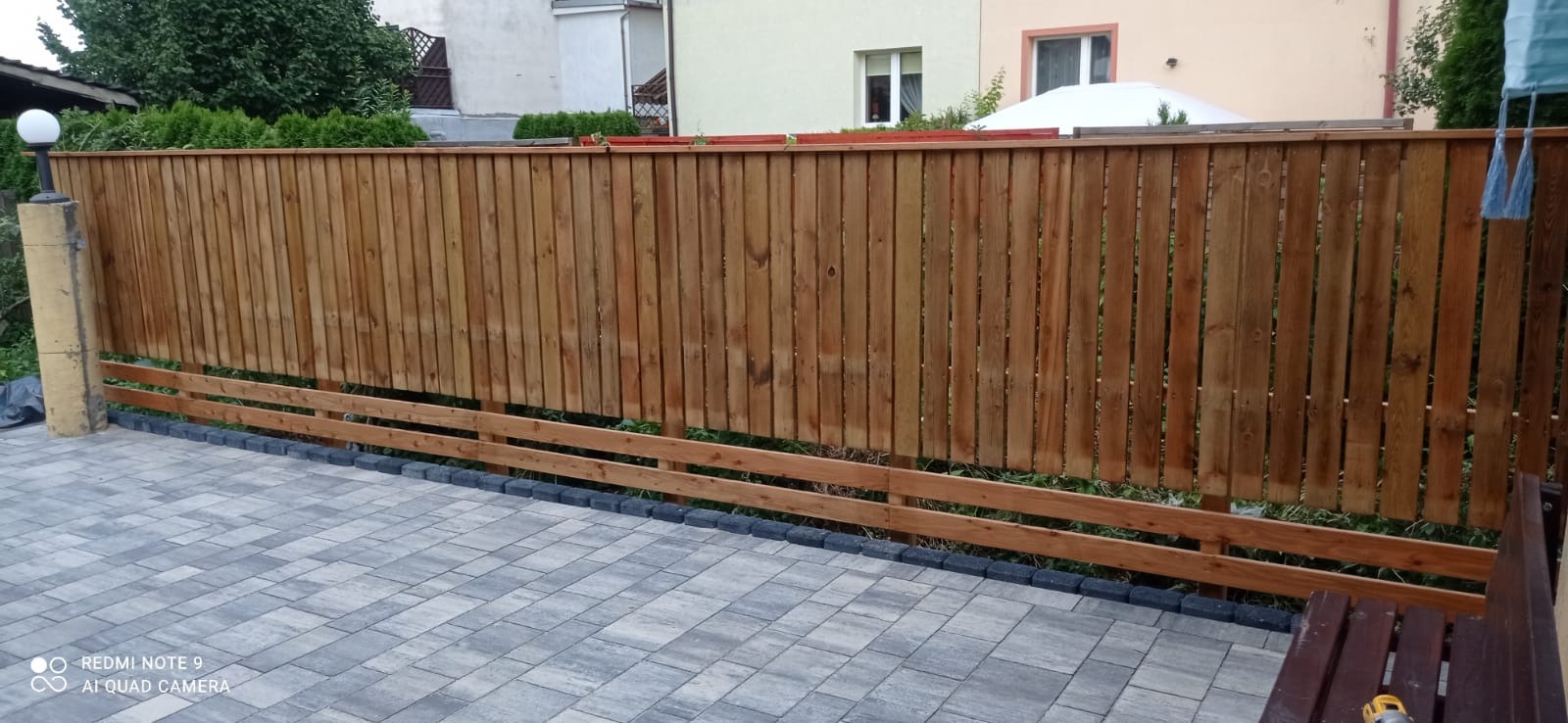 Ogrodzenie ze starej deski