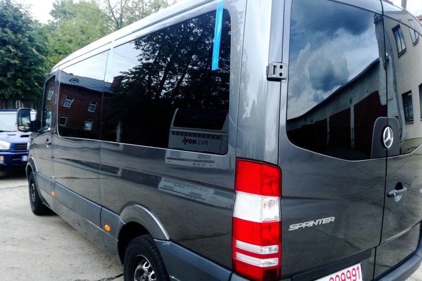 Profesjonalnie oklejone szyby w Volkswagen Sprinter