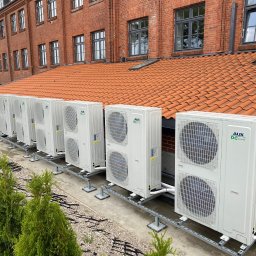 HVAC 360 Sp. z o.o. - Instalacja systemu VRF, firmy AUX. Hotel Rycerski, Gniew.