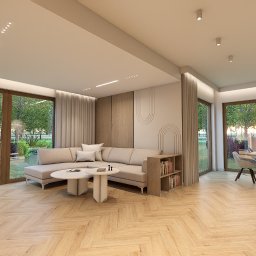 Creative Design - Projekty Wnętrz - Meble na wymiar - Projekt salonu