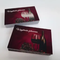 szeroki wybór wizytówek wizytówki 'soft touch' z lakierem wybiórczym