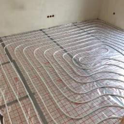 Ogrzewanie podłogowe.