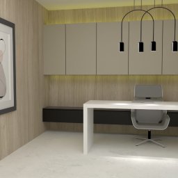 biuro w stylu minimalistycznym