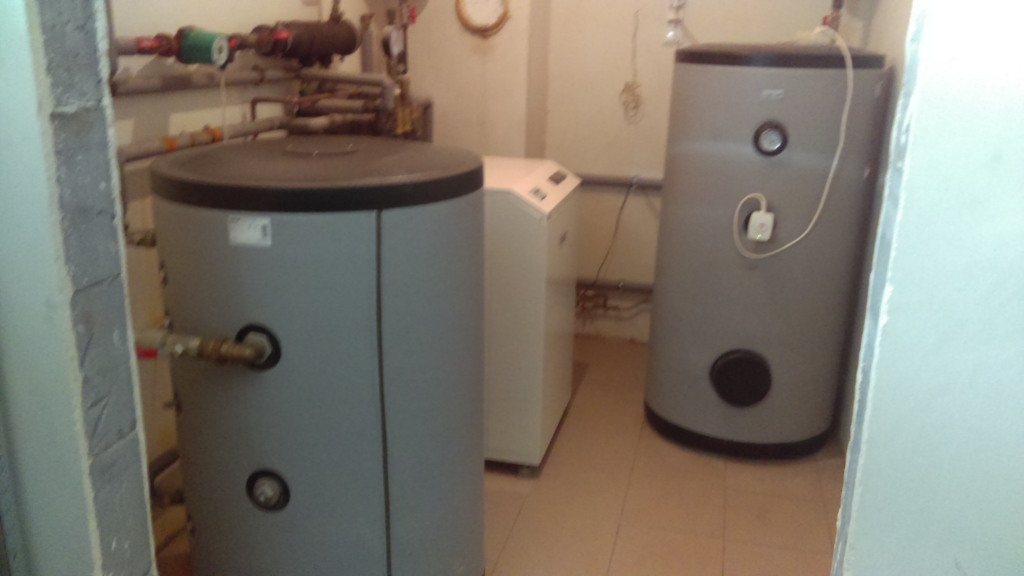 instalacja kotłowni z gruntową pompą ciepła HIDROS