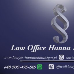 Law Office Adwokat Hanna Malanchyn - Usługi Prawne Warszawa