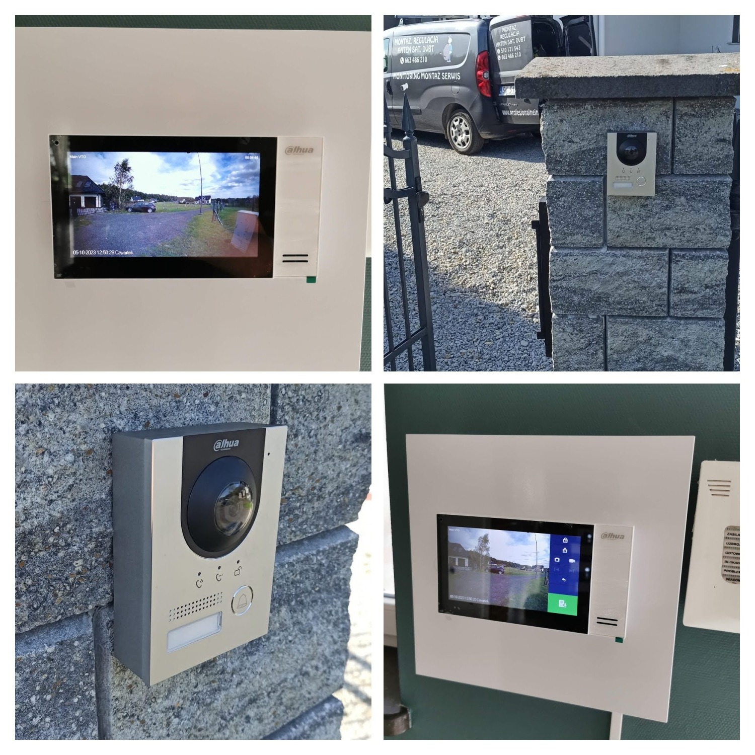 Montaż wideo domofonu