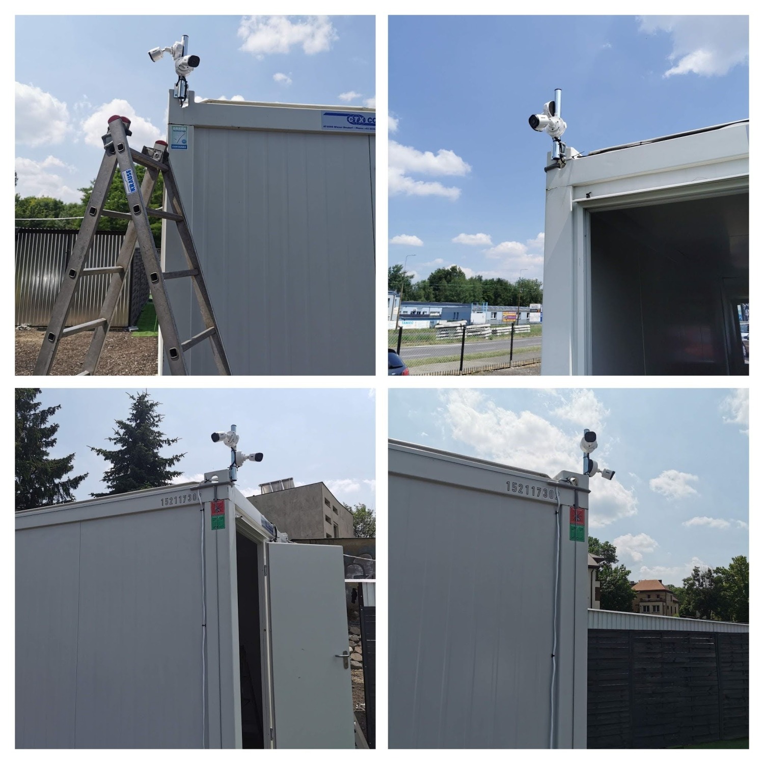 Montaż kamer IP z rejestracja obrazu dzień noc