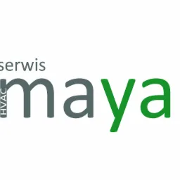 Logo firmy Somaya.pl świadczącej usługi montażu i serwisu w branży HVAC. Nazwa firmy w kolorze zielono-szarym na białym tle.