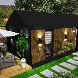 Stodoła wersja M - 35m2 Stodoła wersja S - 28m2