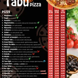 Jedno z naszych zleceń dla firmy Tabu Pizza